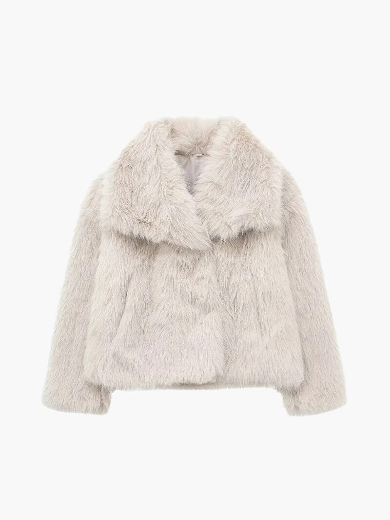 R&B | Faux Fur Mantel