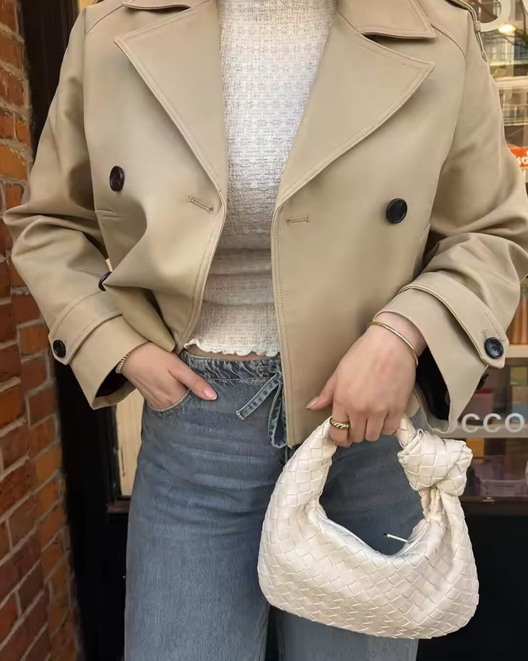 R&B | Cropped Trenchcoat