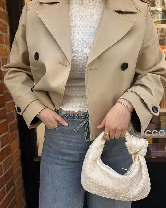 R&B | Cropped Trenchcoat