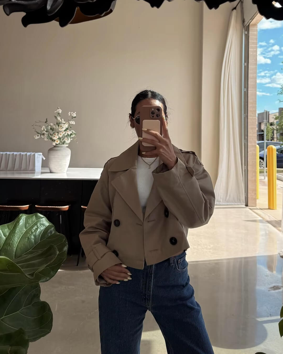 R&B | Cropped Trenchcoat