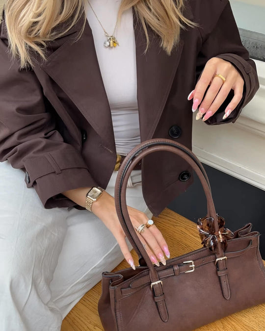 R&B | Cropped Trenchcoat