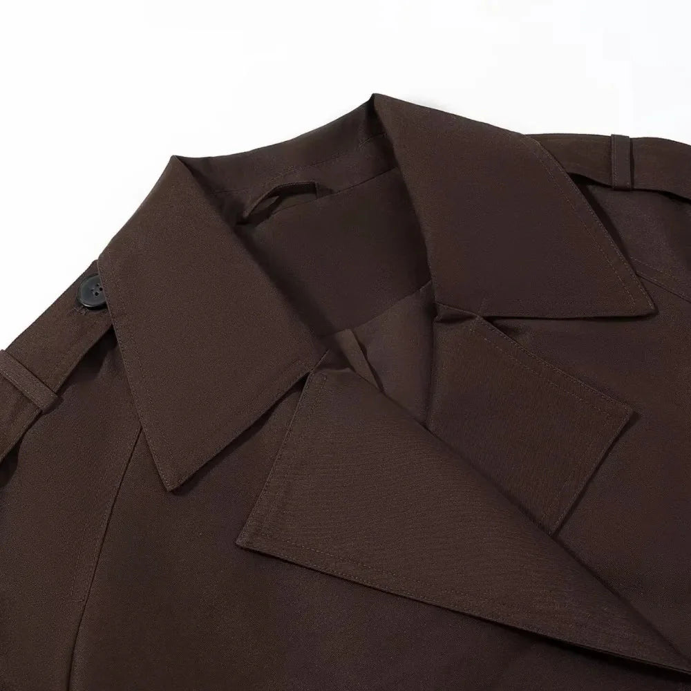 R&B | Cropped Trenchcoat