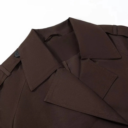 R&B | Cropped Trenchcoat