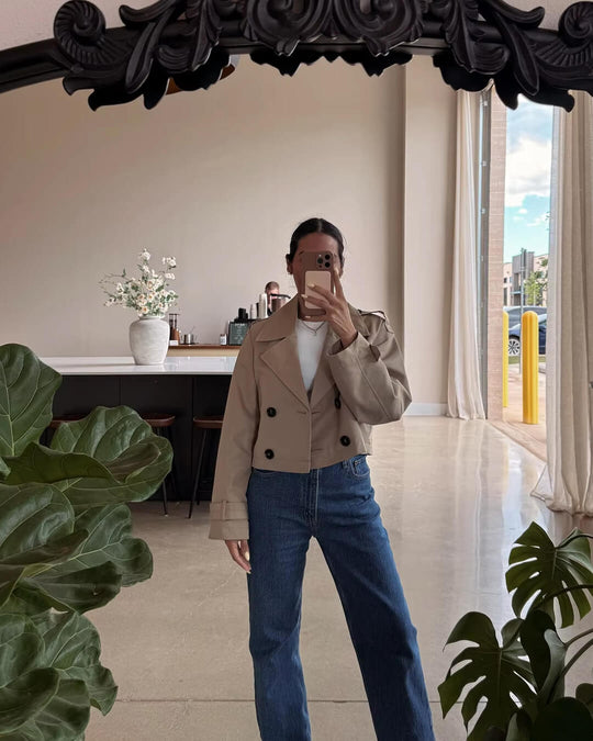 R&B | Cropped Trenchcoat