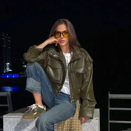 R&B | Kunstlederjacke