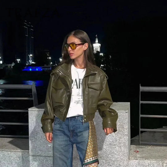 R&B | Kunstlederjacke