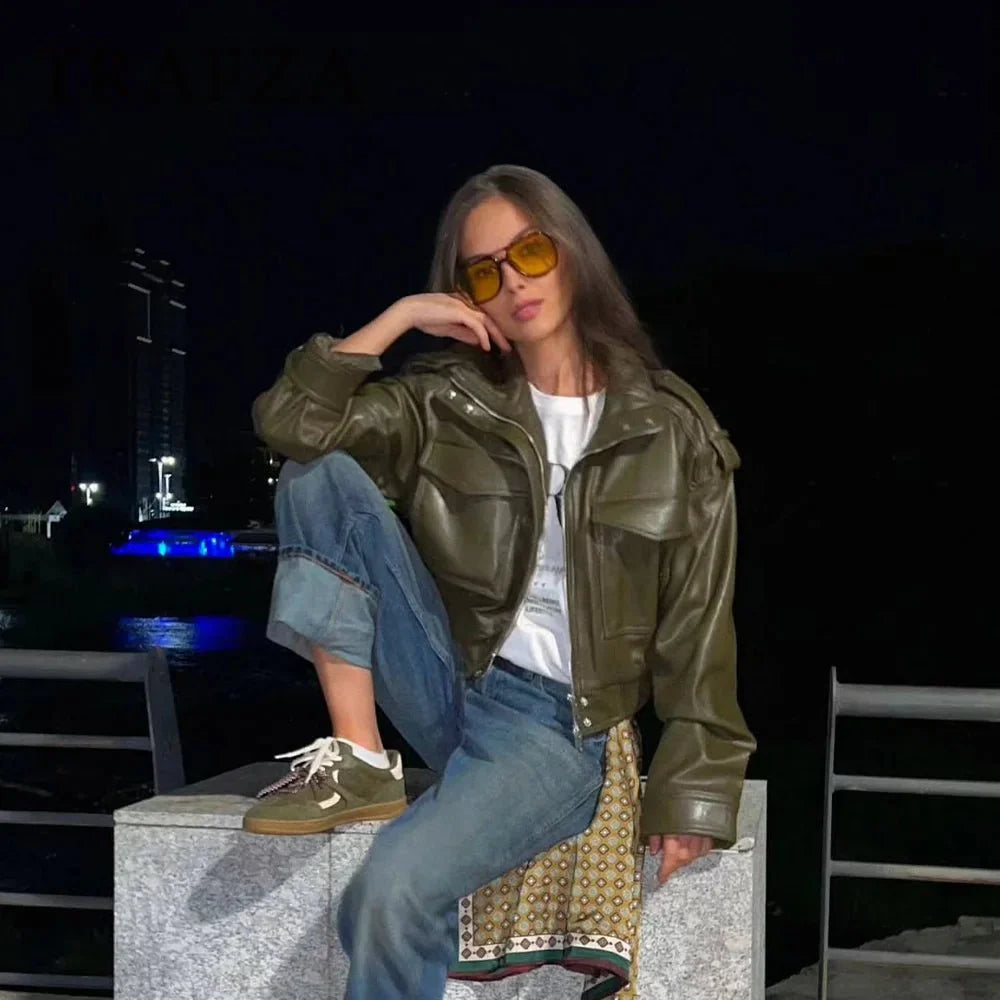 R&B | Kunstlederjacke
