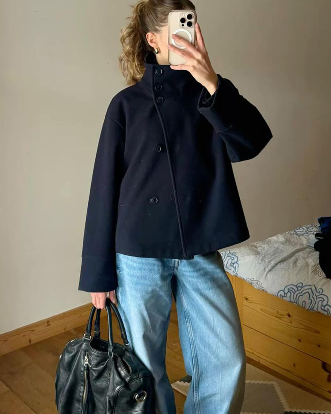 R&B | Elegante Jacke mit Stehkragen