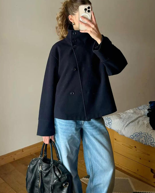 R&B | Elegante Jacke mit Stehkragen