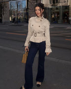 R&B | Cropped Trenchcoat