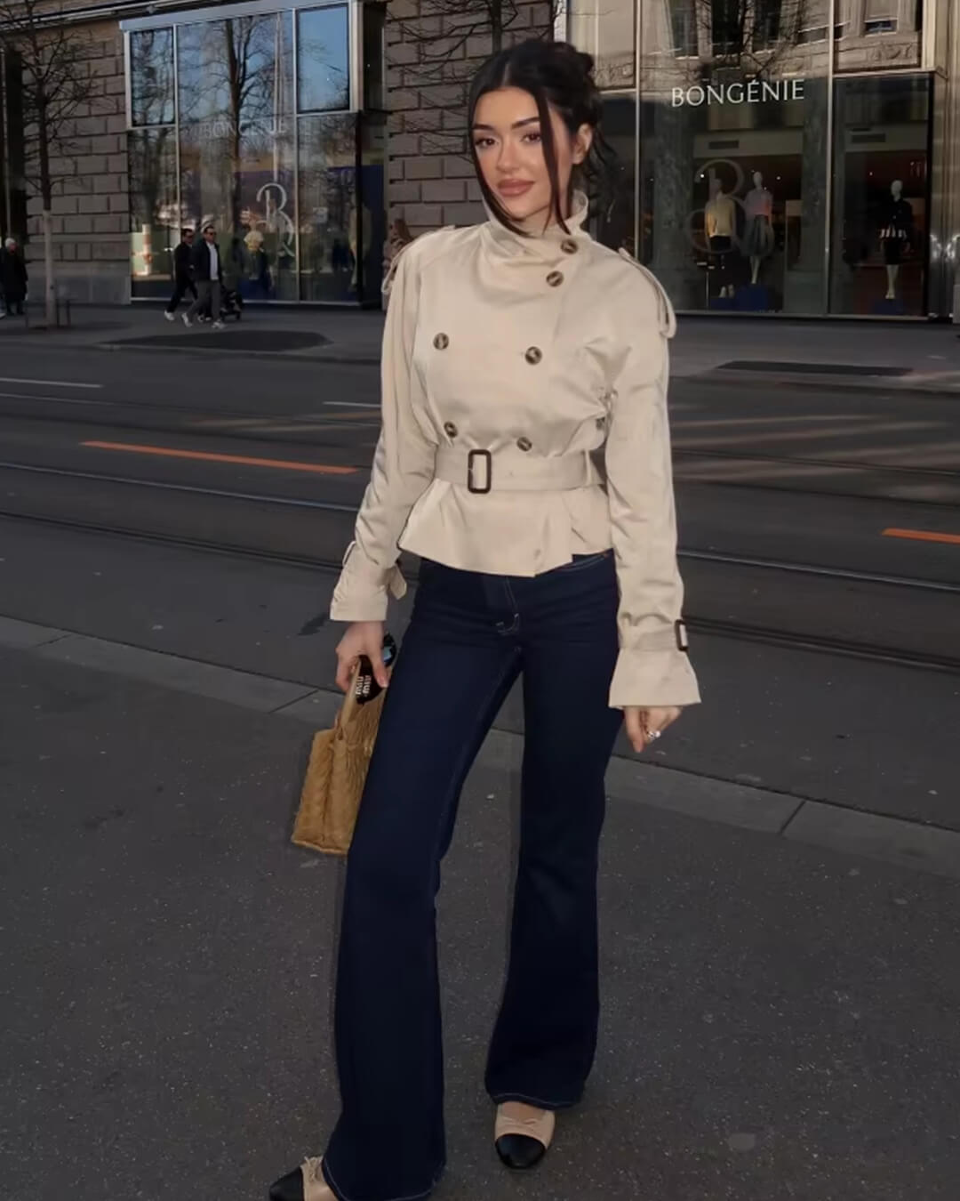 R&B | Cropped Trenchcoat