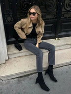 R&B | Faux Suede Jacke