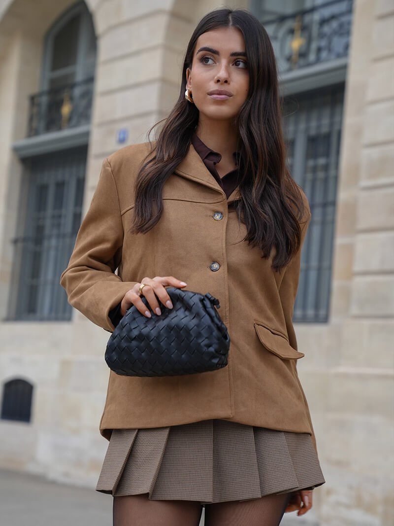 R&B | Faux-Suede-Blazer