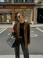 R&B | Faux-Suede-Blazer