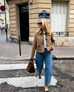 R&B | Wildleder Blazerjacke