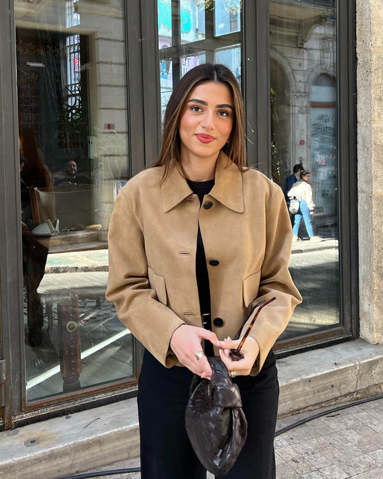 R&B | Wildleder Blazerjacke