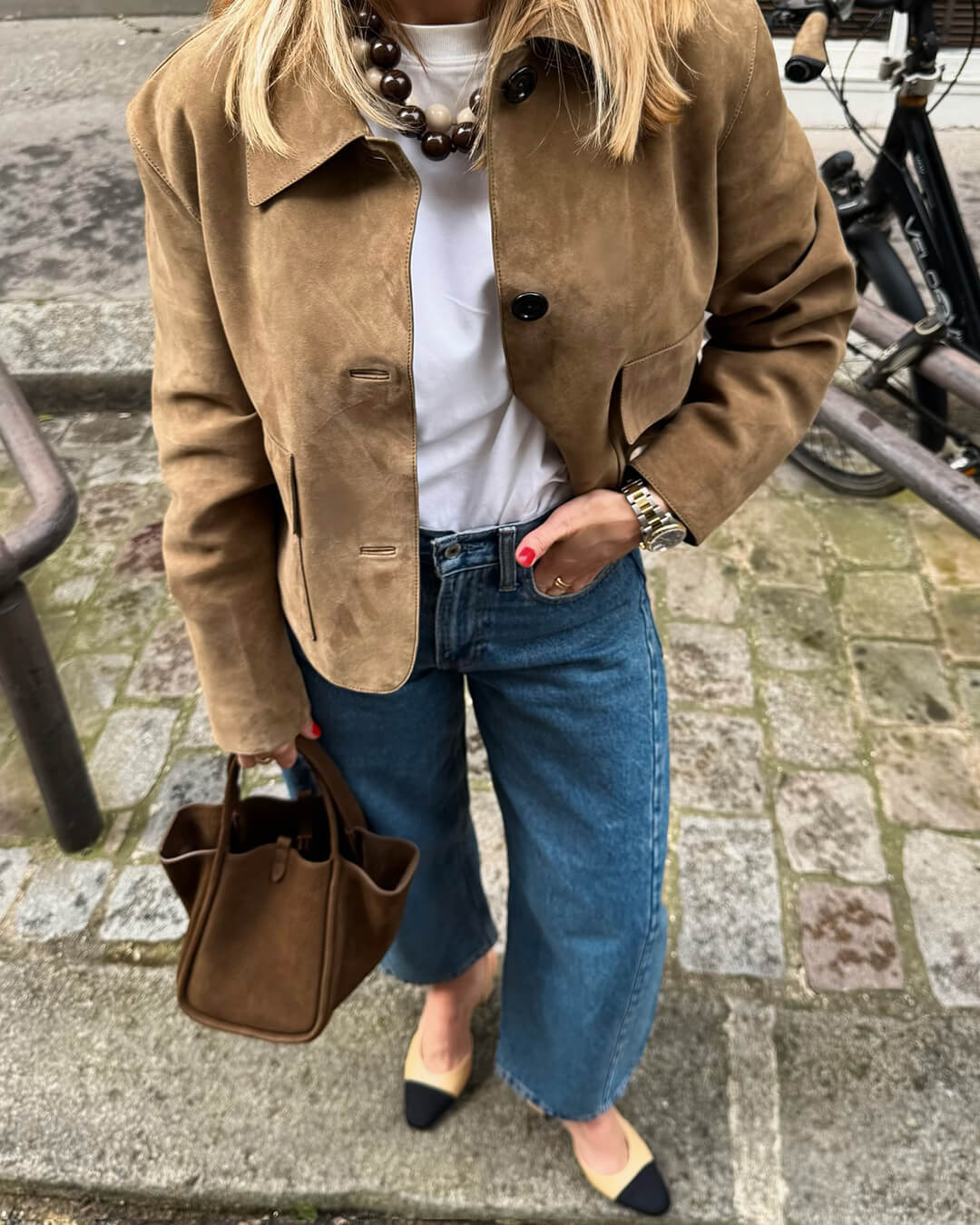 R&B | Wildleder Blazerjacke