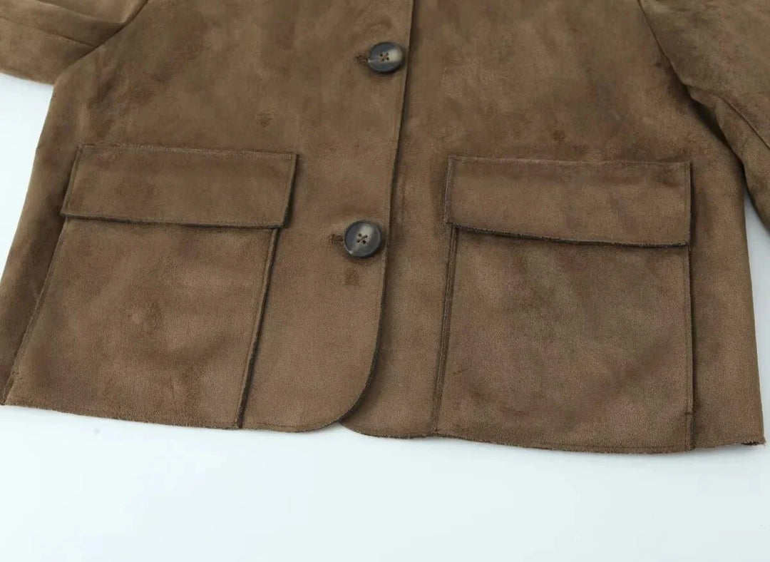 R&B | Wildleder Blazerjacke