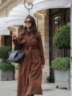 R&B | Kunstleder Trenchcoat