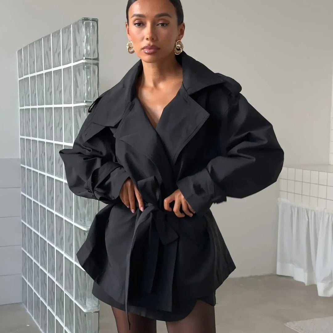 R&B | Crop Trenchcoat