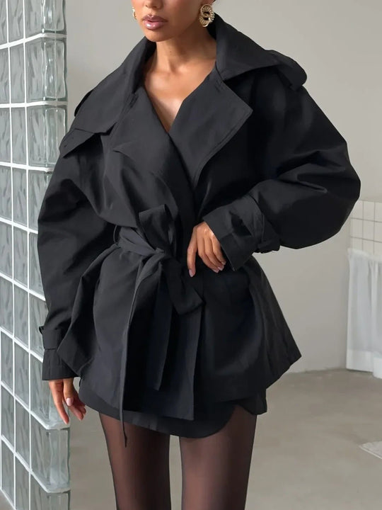 R&B | Crop Trenchcoat