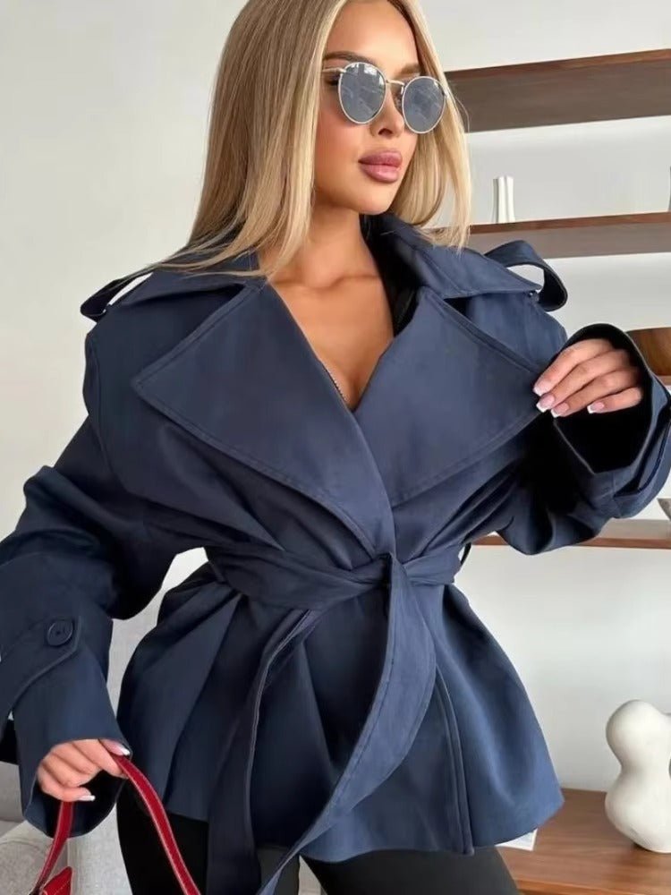 R&B | Crop Trenchcoat