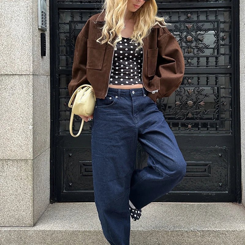 R&B | Wildleder Bomberjacke