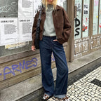 R&B | Wildleder Bomberjacke
