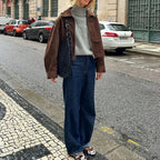 R&B | Wildleder Bomberjacke