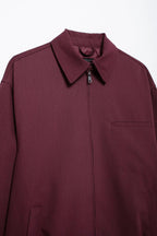 R&B | Burgunder Bomberjacke