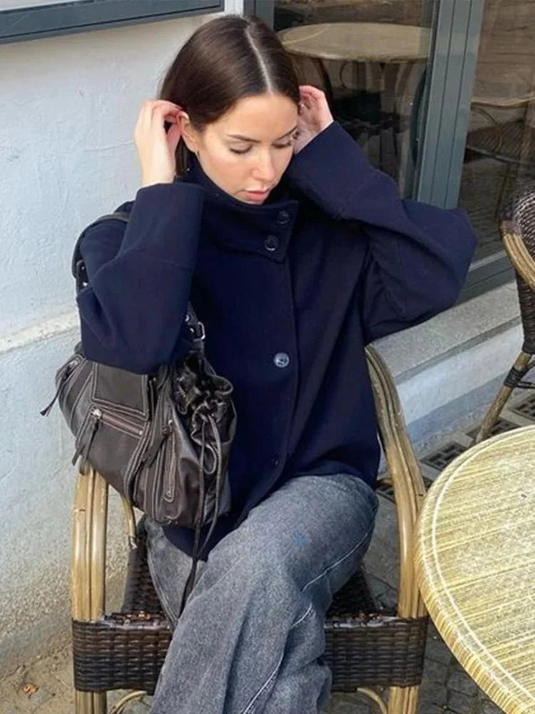 R&B | Elegante Jacke mit Stehkragen
