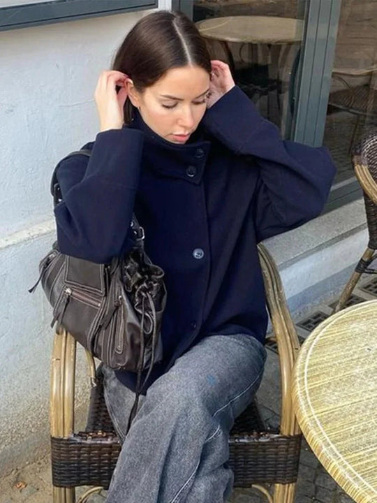 R&B | Elegante Jacke mit Stehkragen