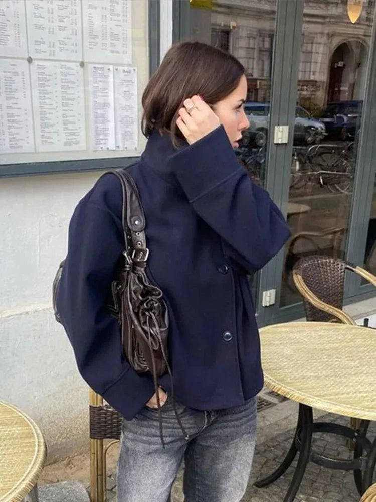 R&B | Elegante Jacke mit Stehkragen