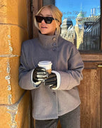 R&B | Elegante Jacke mit Stehkragen