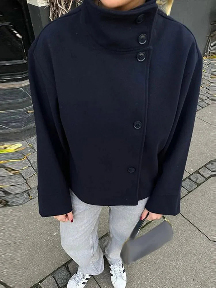 R&B | Elegante Jacke mit Stehkragen