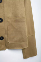 R&B | Jacke Weiches Wildleder