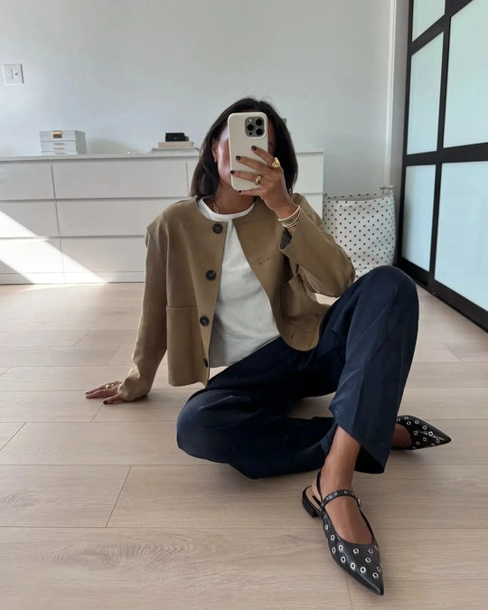 R&B | Jacke Weiches Wildleder