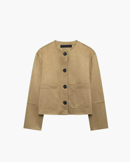 R&B | Jacke Weiches Wildleder