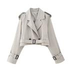 R&B | Gekürzter Trenchcoat