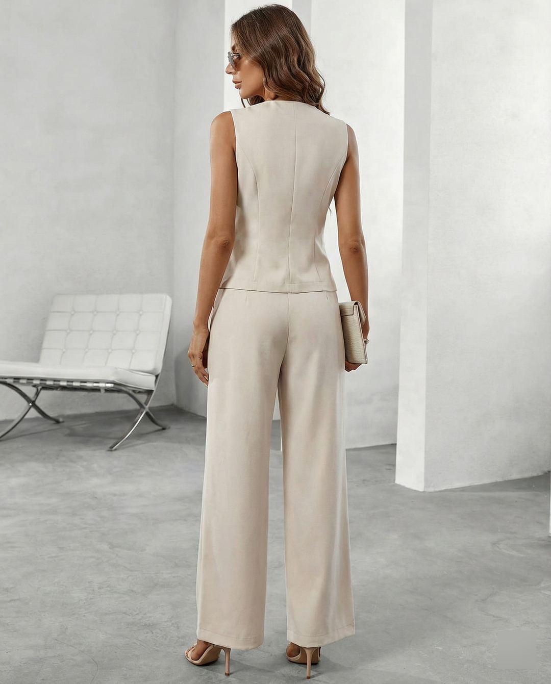 R&B | Elegantes Jumpsuit Satz für Jeden Anlass Damen Anzug