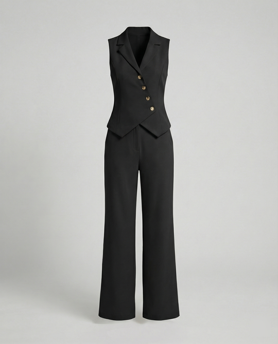 R&B | Elegantes Jumpsuit Satz für Jeden Anlass Damen Anzug