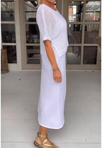 R&B | Elegantes Deltes Set (Kleid + Top)
