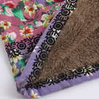 R&B | Langer Damen-Teddy-Mantel mit Kapuze
