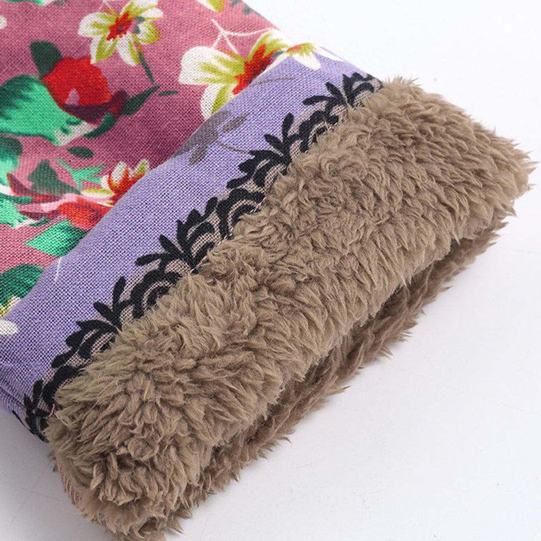 R&B | Langer Damen-Teddy-Mantel mit Kapuze