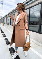 R&B | Winterjacke für Damen - langer Mantel mit klassischem Stil