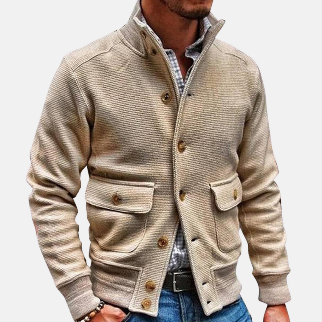 R&B | Modische Jacke mit Hohem Kragen