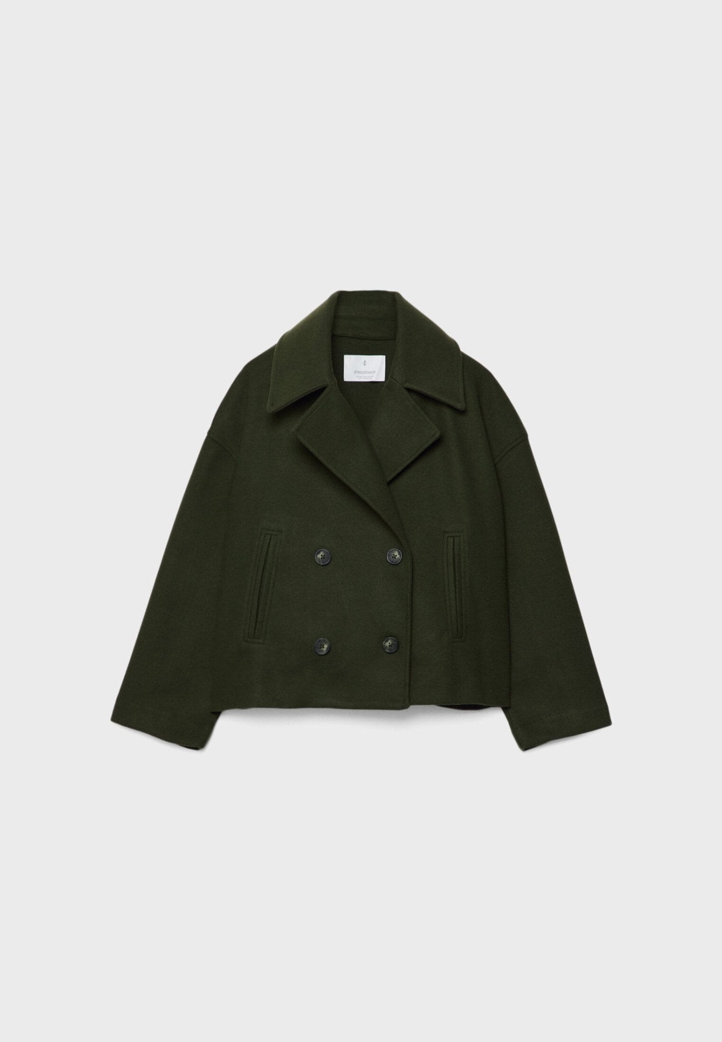 R&B | Moderne Cropped Jacke Doppelreiher
