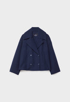 R&B | Moderne Cropped Jacke Doppelreiher