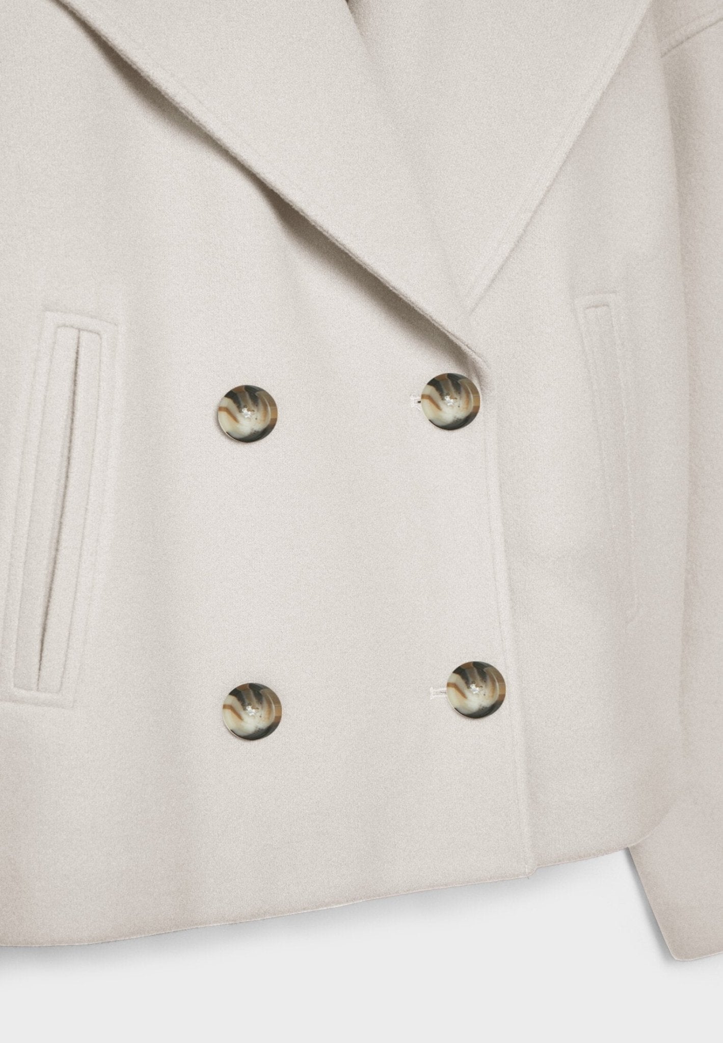 Damen Jacke mit Kurzschnitt & Doppelreiher - R&B