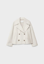 R&B | Moderne Cropped Jacke Doppelreiher